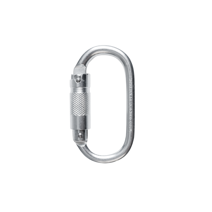 Allrisk 16553 Triple-lock karabiner - Staal