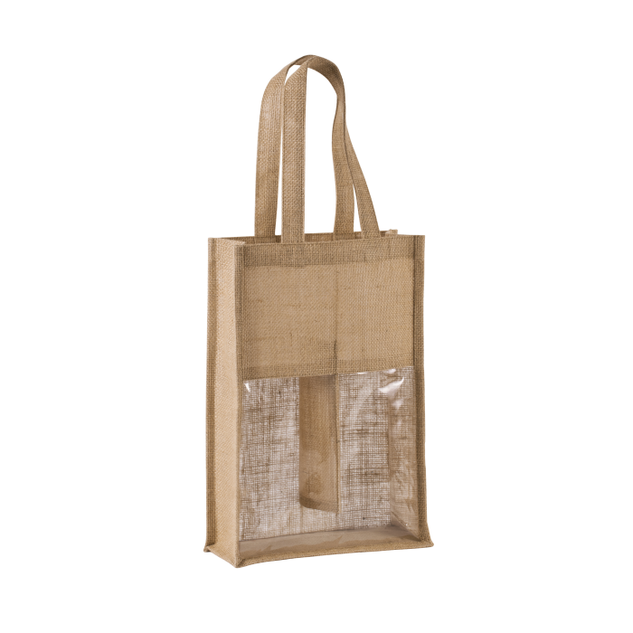 Kimood KI0268 Flessentas van jute Natural One Size