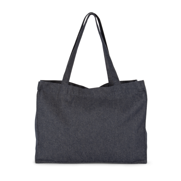 Kimood KI5229 Grote shopper van denim Recycled Denim One Size