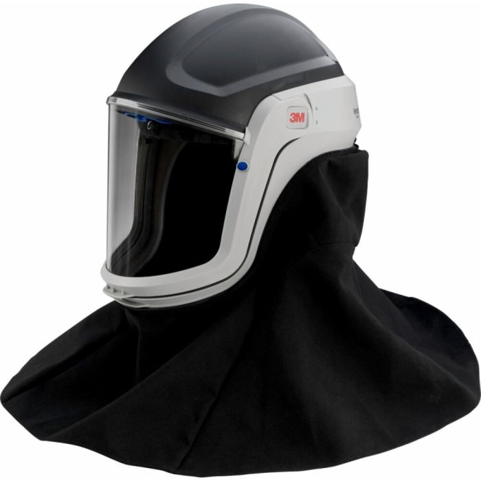3M M-407 helm met schouderbedekking brw.