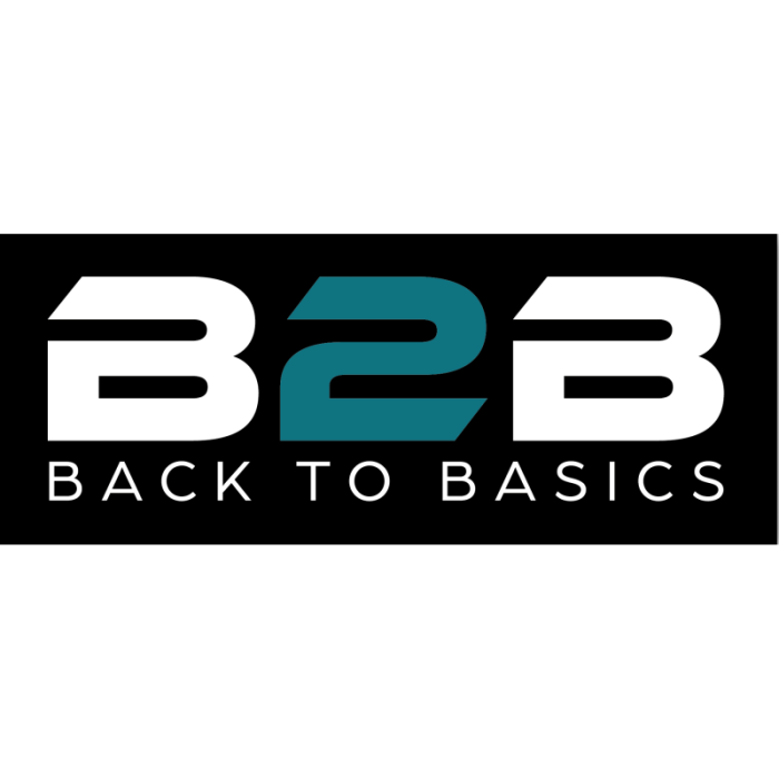 B2B Back to Basics Logo Foambord 200613