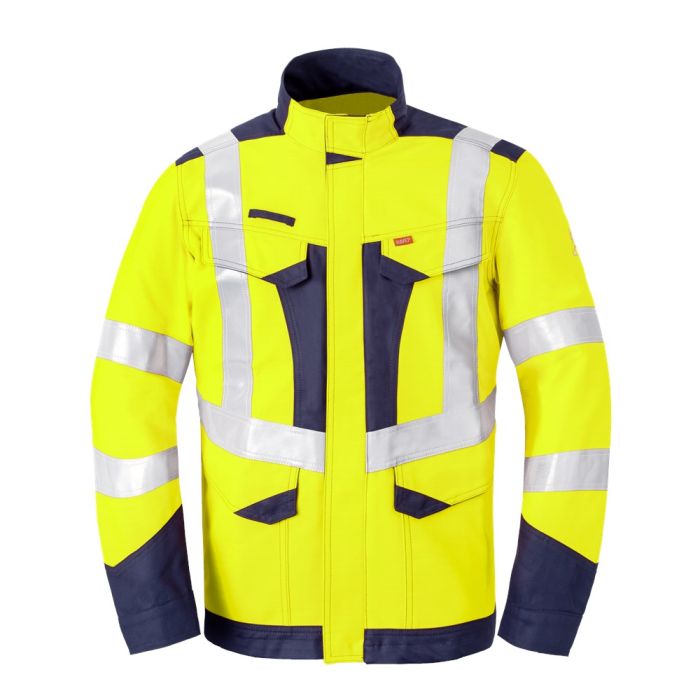 Havep 50247 Korte jas fluo geel/mar, 5XL