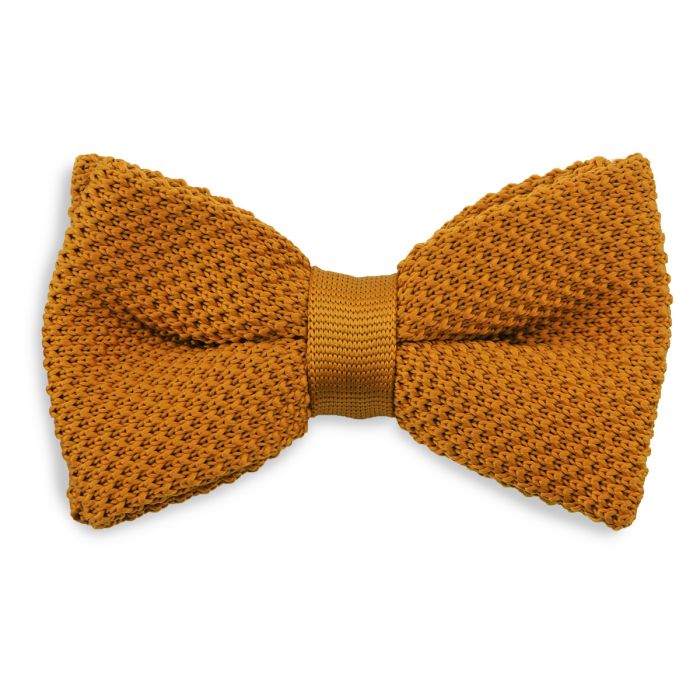Sir Redman SR24014 ( SRBOWTIE24014 ) gebreide strik cognac
