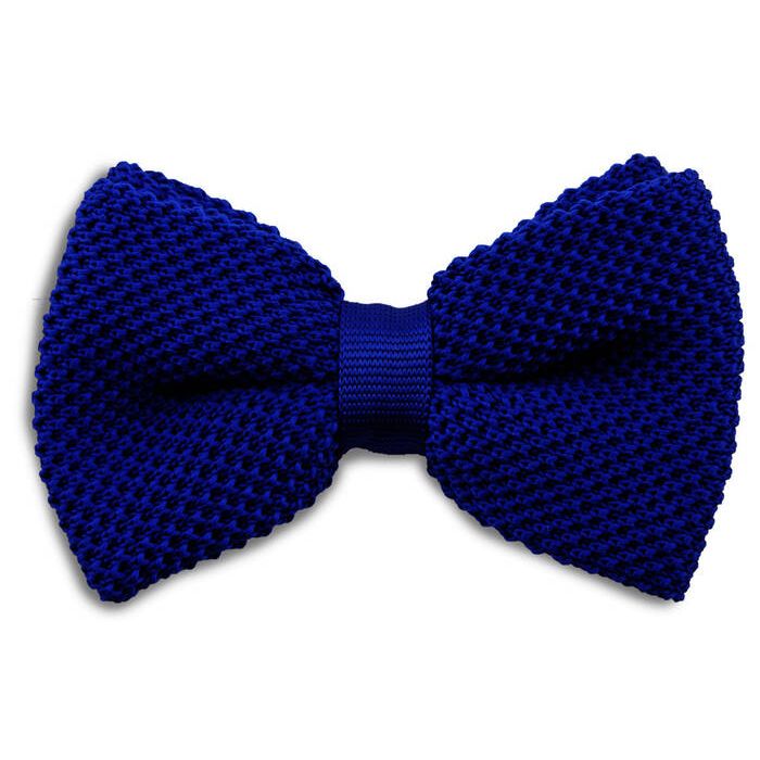 Sir Redman SR24136 ( SRBOWTIE24136 ) gebreide strik kobaltblauw