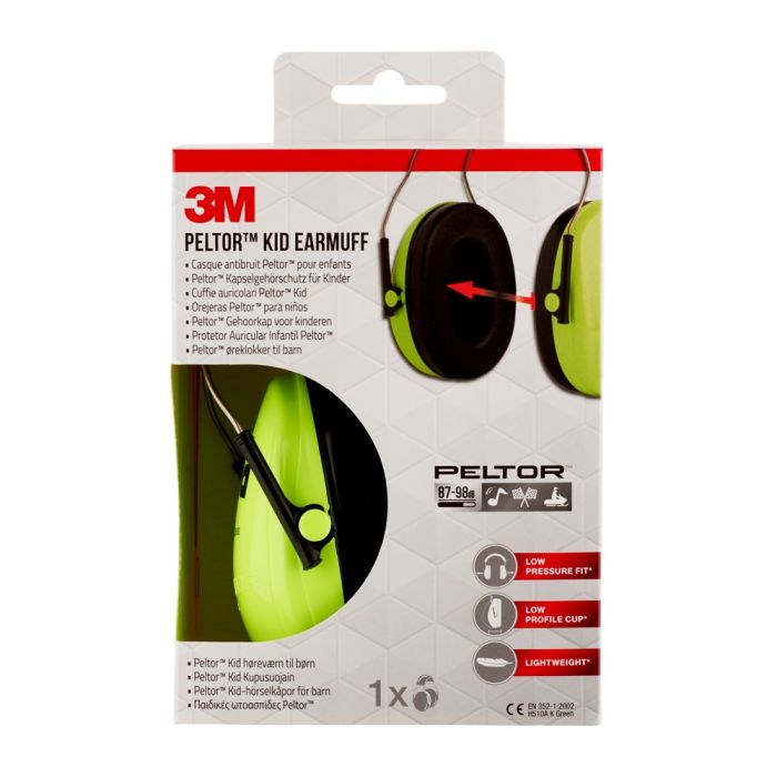 3M Peltor Kid Gehoorkap H510AKG groen