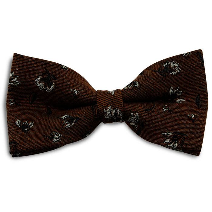 Sir Redman SR24179 ( SRBOWTIE24179 ) strik Flower Finesse Brown