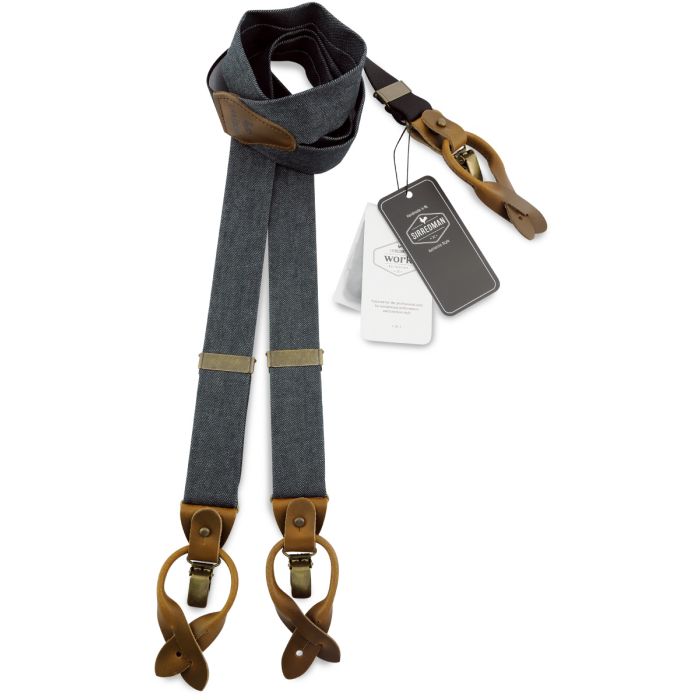 Sir Redman SR35005 WORK bretels zwart denim