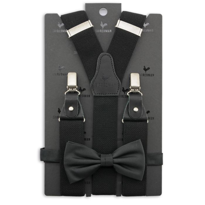 Sir Redman SR20065 ( SRCOMBI20065B ) bretels combi pack Essential Black