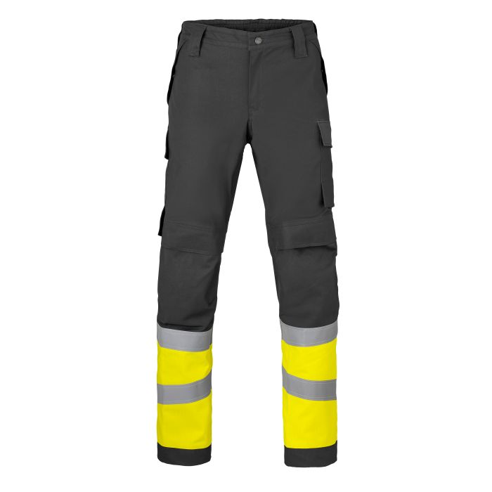 Havep 80567 Werkbroek char/fluo geel, 68