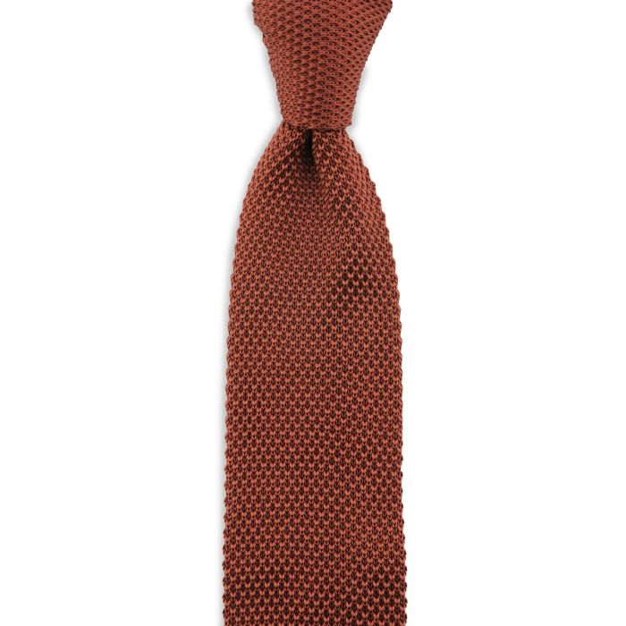 Sir Redman SR22022 ( SRTIE22022 ) gebreide stropdas roestbruin