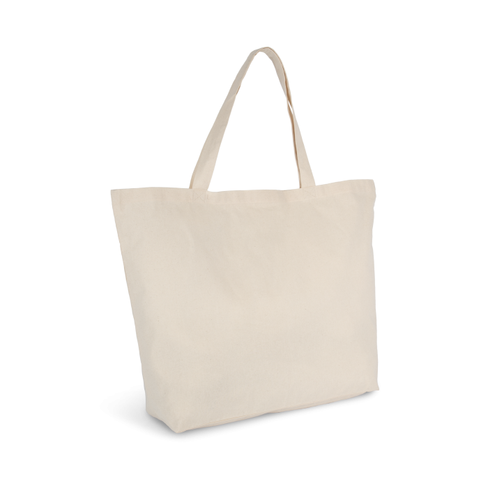 Kimood KI0292N Extra grote shopper van katoen Natural One Size