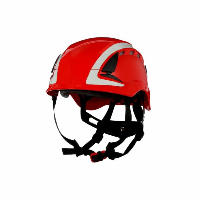 3M X5005V-CE SecureFit helm gev. rood