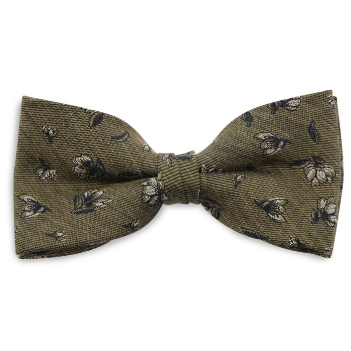 Sir Redman SR24180 ( SRBOWTIE24180 ) strik Flower Finesse Khaki