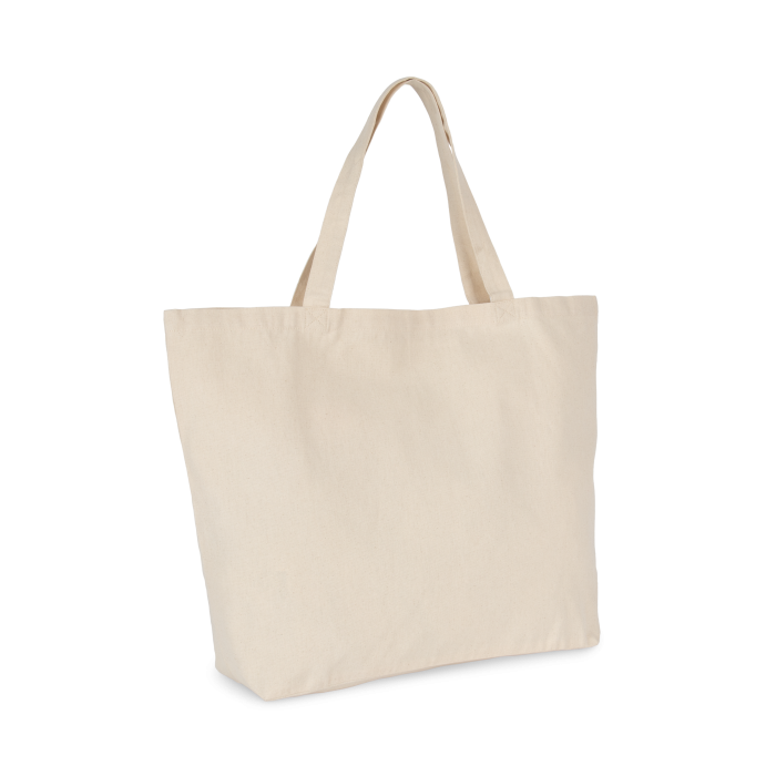 Kimood KI0296N Extra grote shopper van katoen Natural One Size