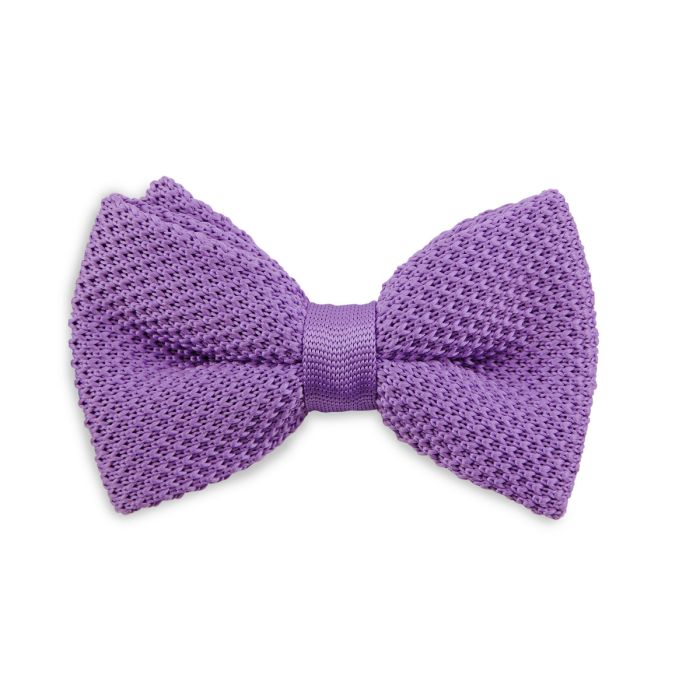 Sir Redman SR24187 ( SRBOWTIE24187 ) gebreide strik lila