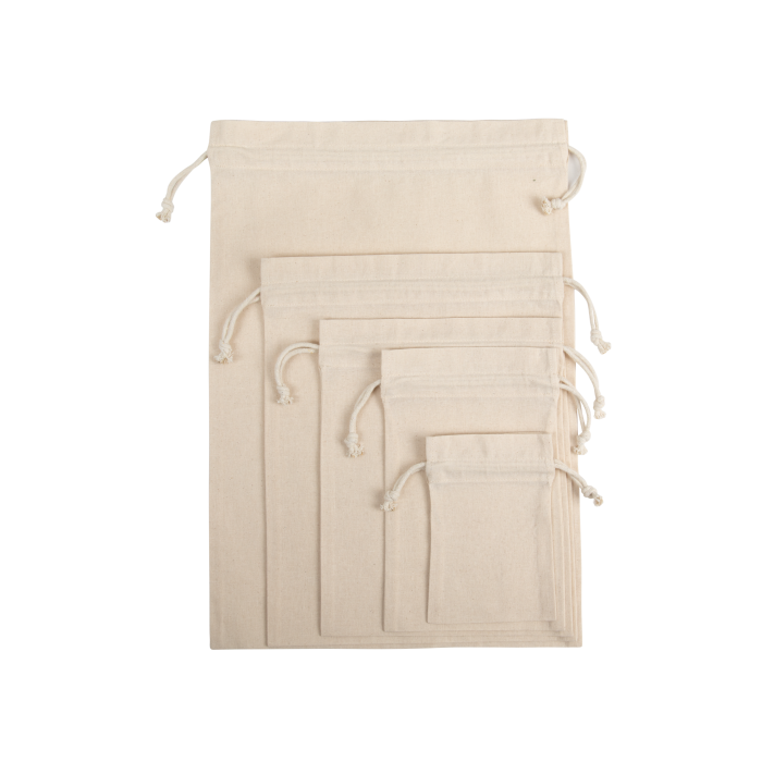 Kimood KI0750S Tas met tunnelkoord Natural S
