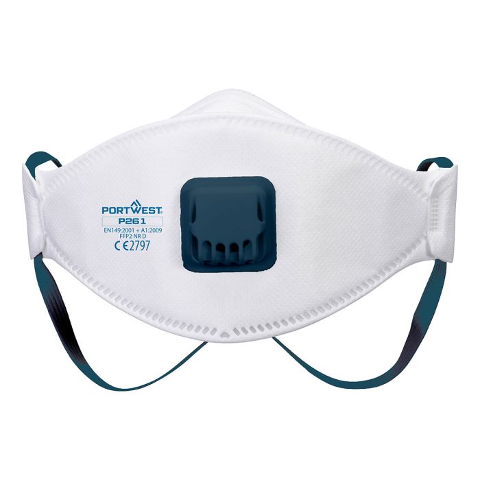 Portwest P261 Trifold FFP2 Dolomite Gevouwen Masker (Pk 10)