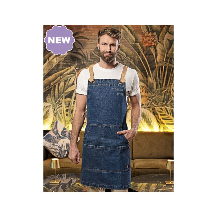 Karlowsky KY166 Bip Apron Denim Urban-Style