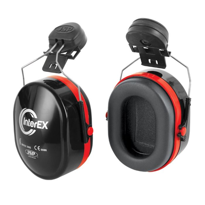 JSP AEK020-005-400 Gehoorkap Zwart/Red