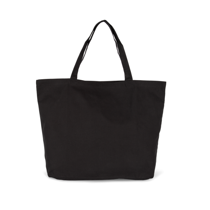 Kimood KI0296 Extra grote shopper van katoen Black One Size