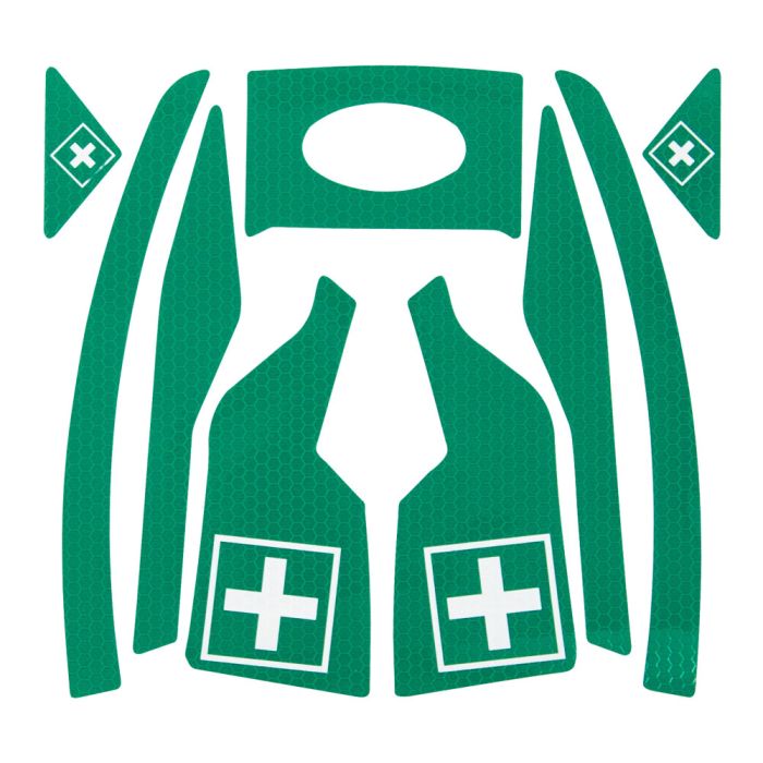 JSP AHV400-000-300 Stickers Groen