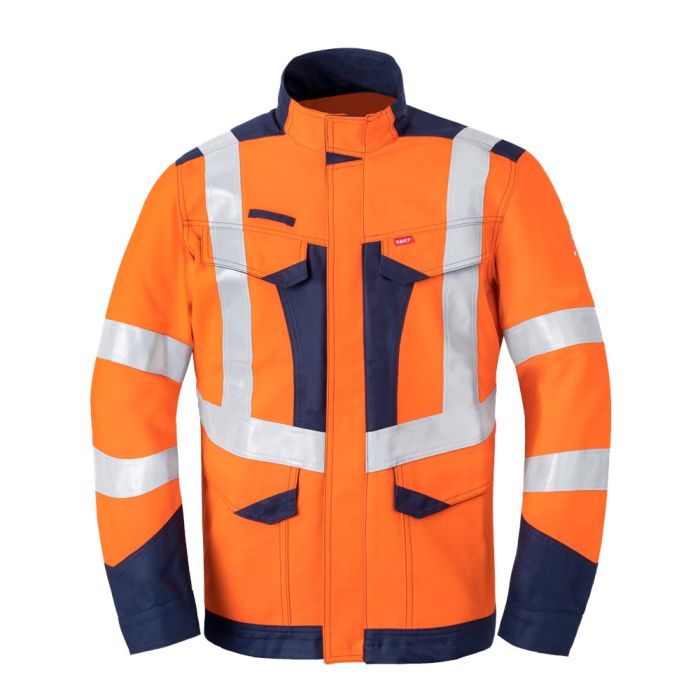 Havep 50247 Korte jas fluo or./mar., 5XL