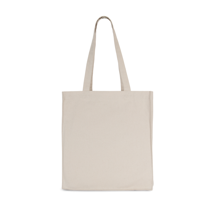 Kimood KI6203N Totebag met bodem en ruimteplooi Natural One Size