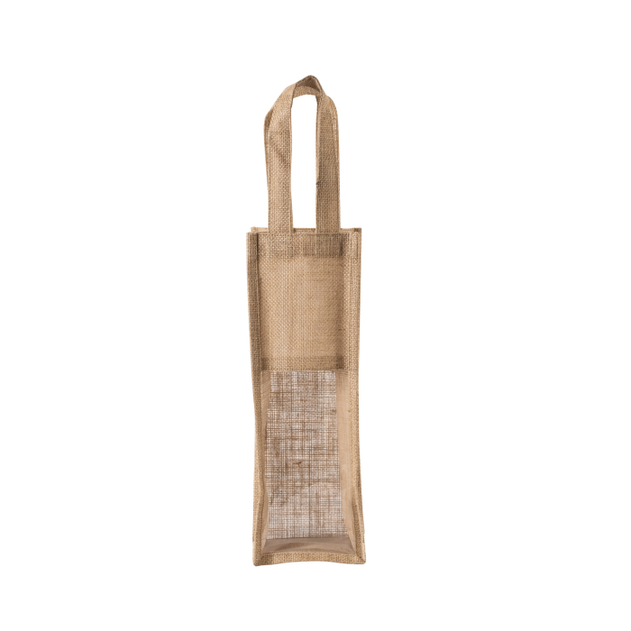 Kimood KI0267 Flessentas van jute Natural One Size