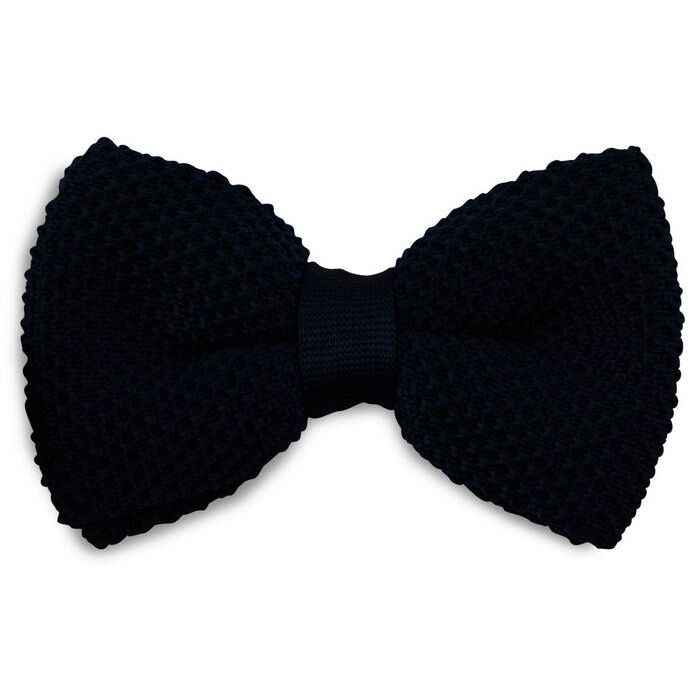 Sir Redman SR24004 ( SRBOWTIE24004 ) gebreide strik donkerblauw