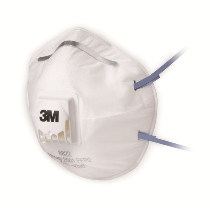 3M 8322 stofmasker FFP2 met ventiel