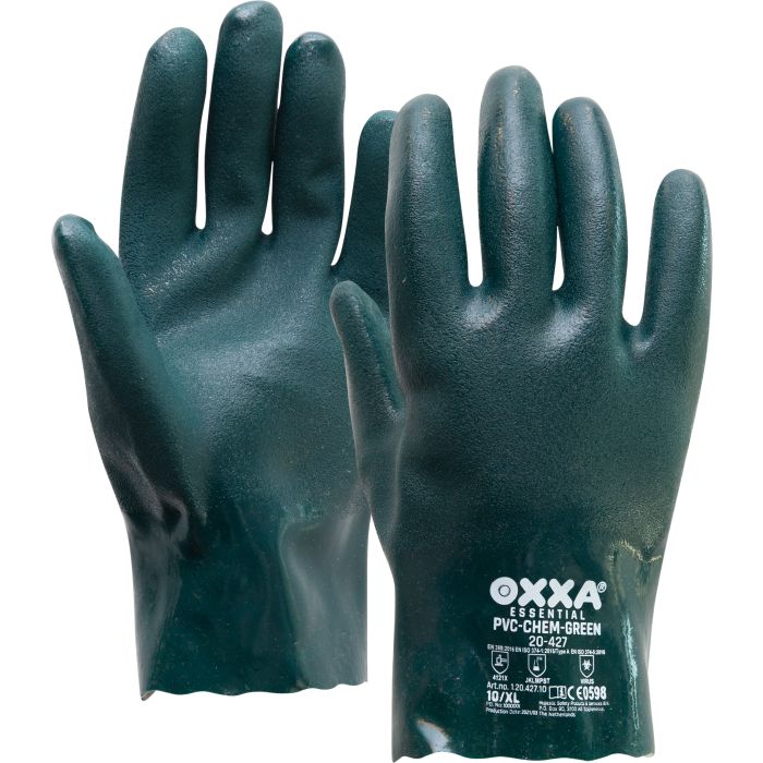 OXXA Essential PVC-Chem-Green 20-427 Handschoen