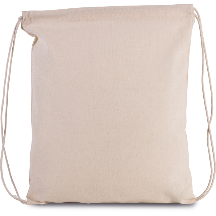 Kimood KI0147N Rugzakje van biokatoen met koordjes Natural One Size