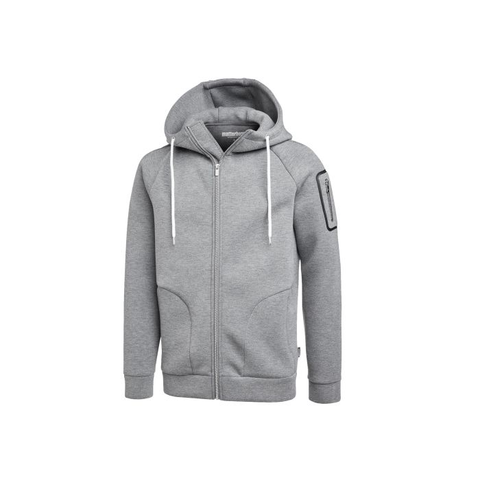Matterhorn: Paccard Hoodie, Maat M Grijs