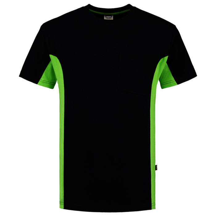 Tricorp 102002NavyimeL T-shirt Bicolor Borstzak